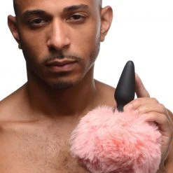 Tailz Small Anal Plug With Interchangeable Bunny Tail -