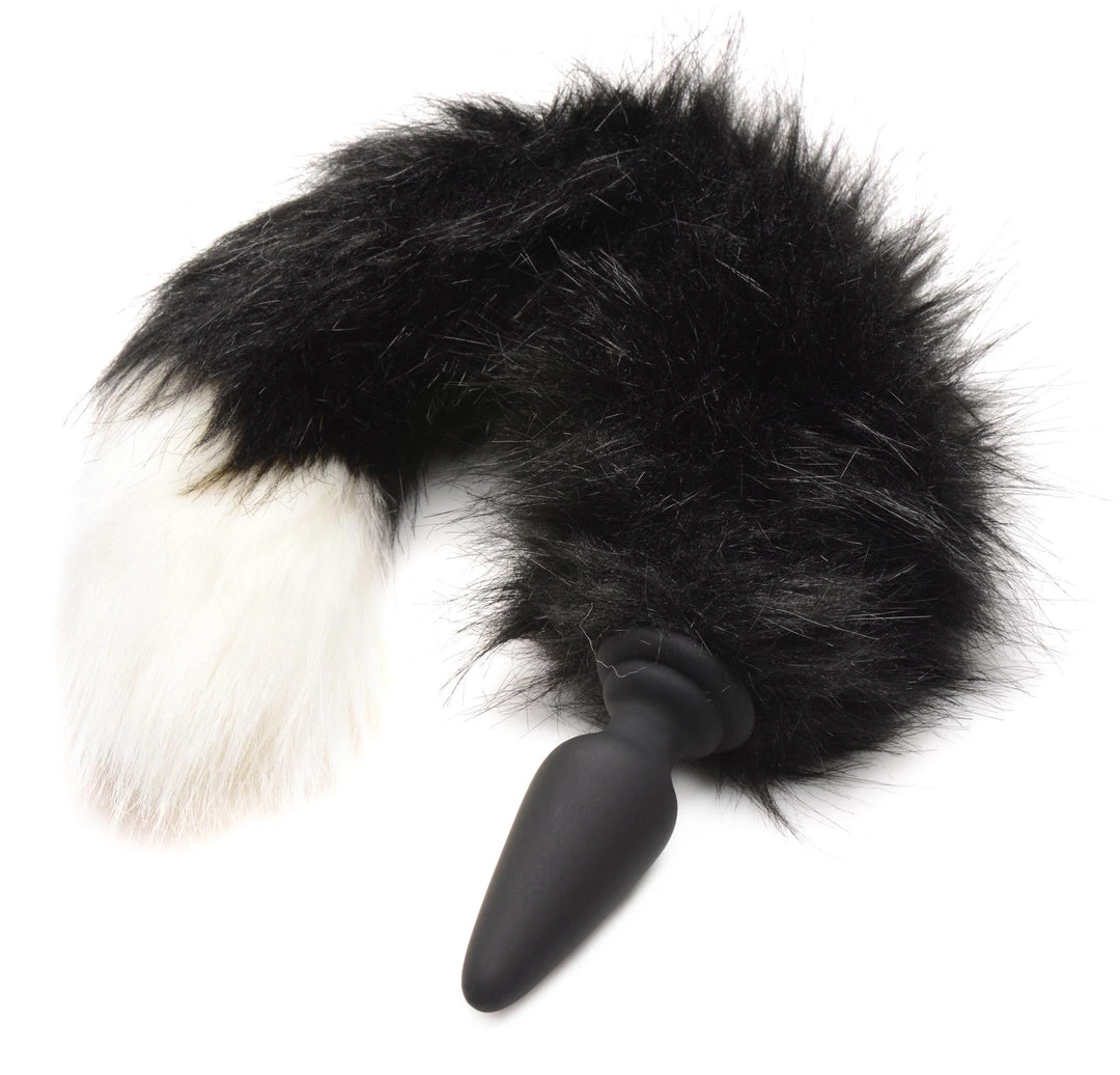 Tailz Large Anal Plug With Interchangeable Fox Tail - 6 Tailz Large Anal Plug With Interchangeable Fox Tail -