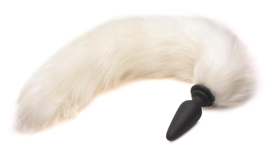 Tailz Large Anal Plug With Interchangeable Fox Tail - 12 Tailz Large Anal Plug With Interchangeable Fox Tail -