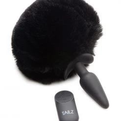 Tailz Large Vibrating Anal Plug With Interchangeable Bunny Tail -