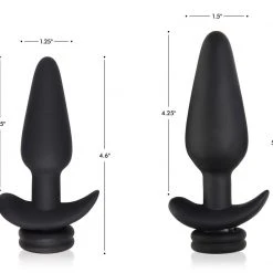 Tailz Small Vibrating Anal Plug With Interchangeable Fox Tail -