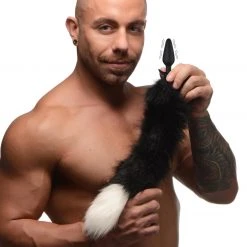 Tailz Small Vibrating Anal Plug With Interchangeable Fox Tail -