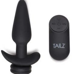 Tailz Small Vibrating Anal Plug With Interchangeable Fox Tail -
