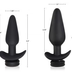 Tailz Large Vibrating Anal Plug With Interchangeable Fox Tail -
