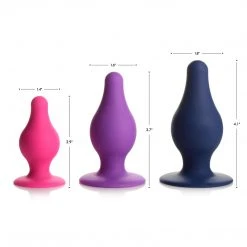 Squeeze-It Squeezable Tapered Large Anal Plug -