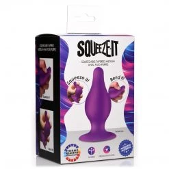 Squeeze-It Squeezable Tapered Large Anal Plug -