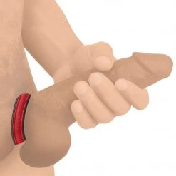 Strict Leather Penis Pleasure Velcro Leather Cock Ring -