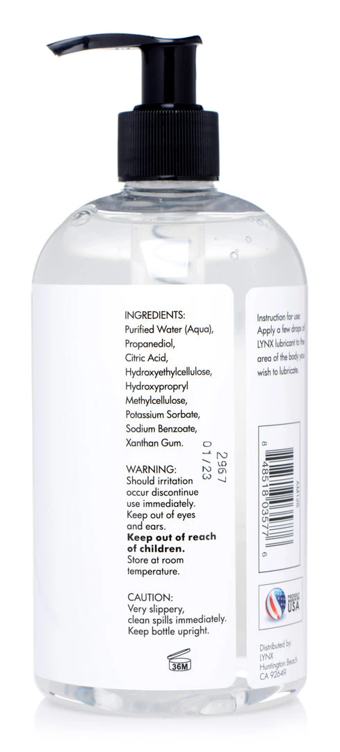 Lynx Water-Based Lubricant - Essentials 3 Lynx Water-Based Lubricant - Essentials