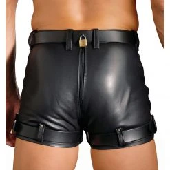 Strict Leather Chastity Shorts- 38 Inch Waist