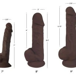 Fleshstixxx Dildos & Strap-Ons Silexpan Hypoallergenic Silicone Dildo - 7 Inch