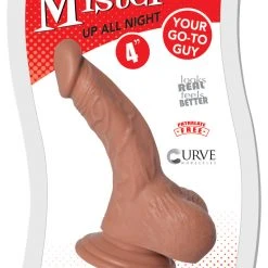 Mister Up All Night 4 Inch Dildo - Medium 6 Mister Up All Night 4 Inch Dildo - Medium