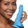 Lollicock 7 Inch Silicone Dildo With Balls - Berry