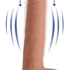 Big Shot Vibrating & Thrusting Remote Control Silicone Dildo - 9 Inch Dildos & Strap-Ons