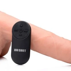 Big Shot Vibrating & Thrusting Remote Control Silicone Dildo - 9 Inch Dildos & Strap-Ons