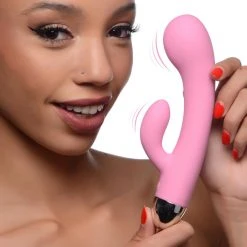 Lollicock 7 Inch Silicone Dildo With Balls - Berry