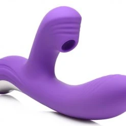 Lollicock 7 Inch Silicone Dildo With Balls - Berry