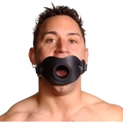 Master Series BDSM Feeder Locking Open Mouth Gag