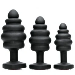 Mistress By Isabella Sinclaire Isabella Sinclaire Heart Gem Silicone 3 Piece Anal Plug Set