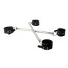 BDSM Strict Leather X-Hog Tie Spreader Bar With Restraints