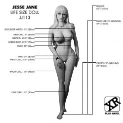 World Famous Jesse Jane Fantasy Life Size Replica Doll