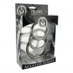 Master Series Trine Steel Ring Collection Penis Pleasure
