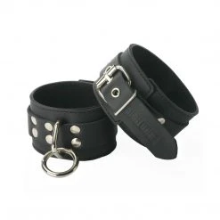 Strict Leather Suede Lined Wrist Cuffs BDSM