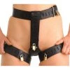 Strict Leather BDSM Deluxe Locking Womens Chastity Belt - ML