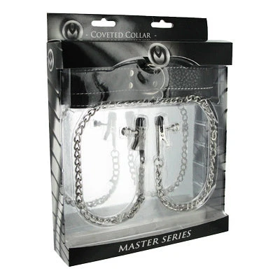 Master Series Coveted Collar And Clamp Union BDSM 4 Master Series Coveted Collar And Clamp Union BDSM