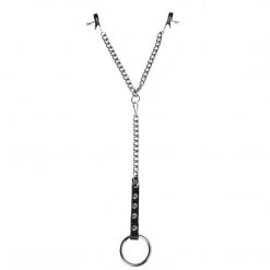 Master Series Nipple Clamps And Cock Ring Set