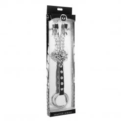 Master Series Nipple Clamps And Cock Ring Set 5 Master Series Nipple Clamps And Cock Ring Set