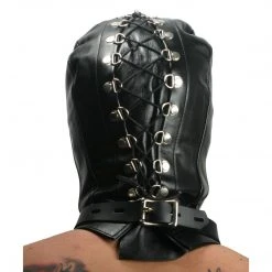 Strict Leather Premium Locking Slave Hood- Small BDSM
