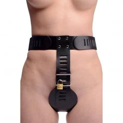 BDSM Strict Leather Female Chastity Belt