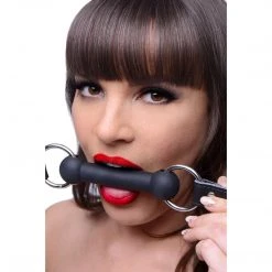 Strict Leather Silicone Bit Gag BDSM