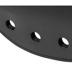 Strict Leather Rounded Paddle With Holes BDSM