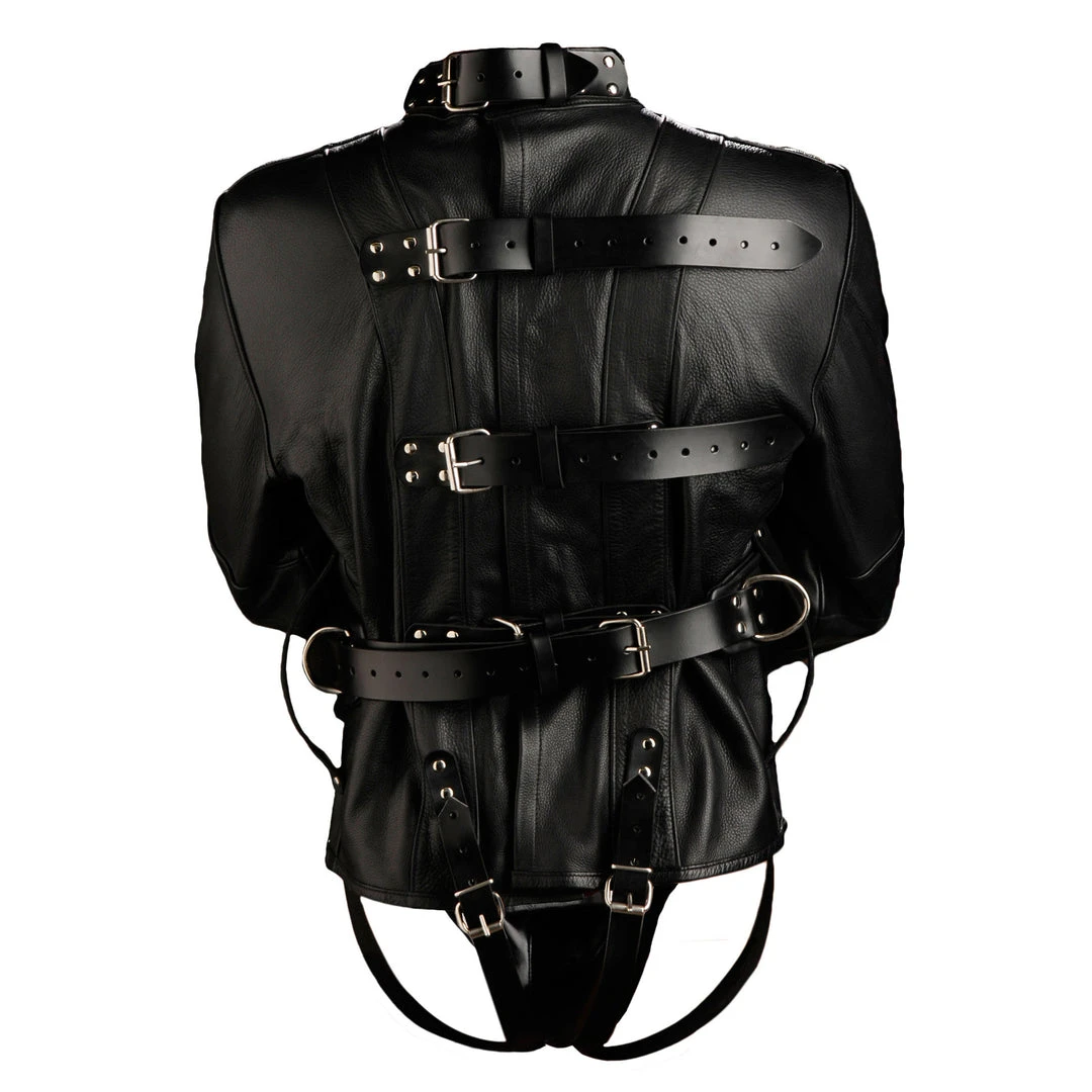 BDSM Strict Leather Premium Straightjacket- X-Large 4 BDSM Strict Leather Premium Straightjacket- X-Large