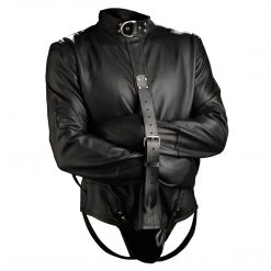 BDSM Strict Leather Premium Straightjacket- X-Large 6 BDSM Strict Leather Premium Straightjacket- X-Large