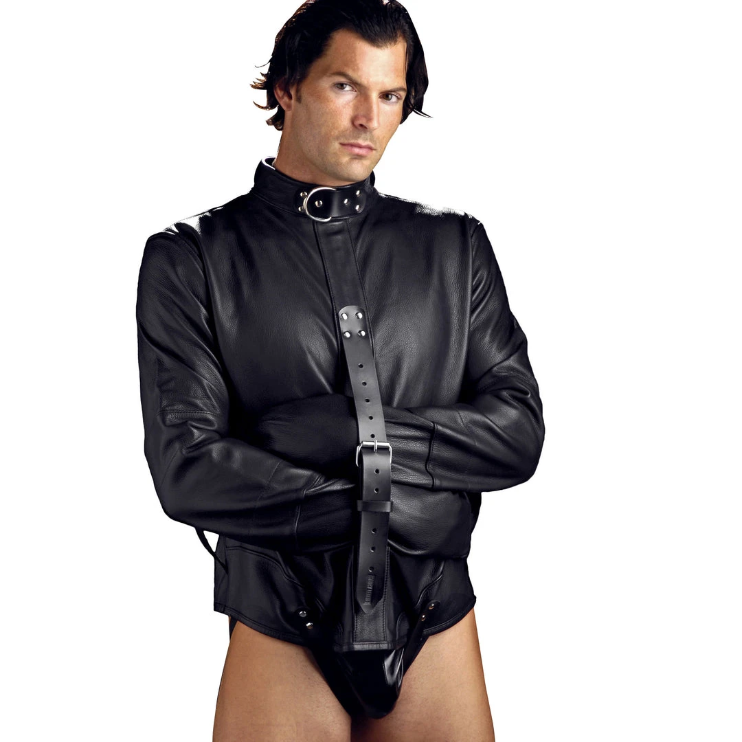 BDSM Strict Leather Premium Straightjacket- X-Large 1 BDSM Strict Leather Premium Straightjacket- X-Large