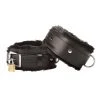 BDSM Strict Leather Premium Fur Lined Ankle Cuffs