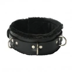 Strict Leather Premium Fur Lined Locking Collar- XL BDSM 12 Strict Leather Premium Fur Lined Locking Collar- XL BDSM