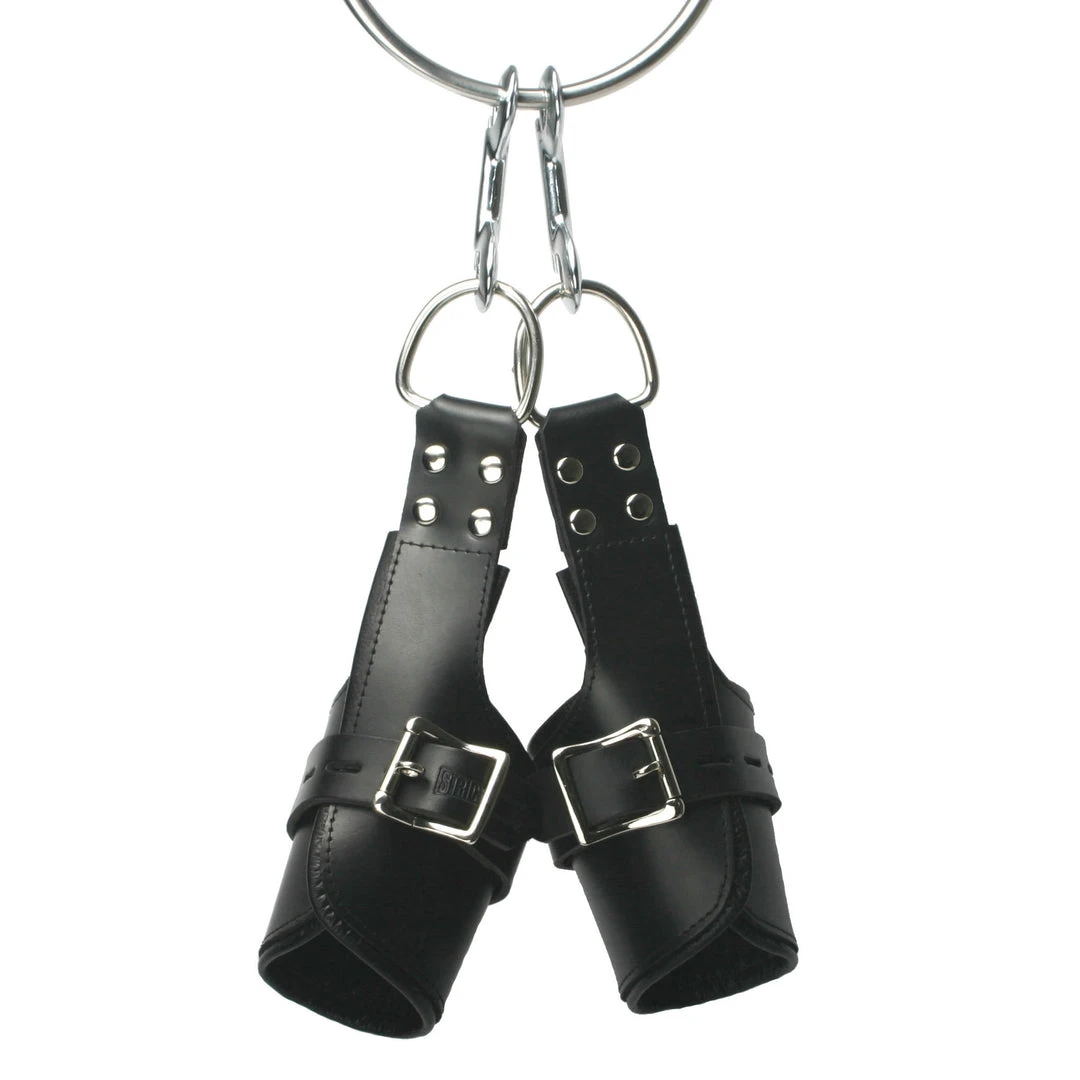 BDSM Strict Leather Heavy Duty Suspension Cuffs 2 BDSM Strict Leather Heavy Duty Suspension Cuffs