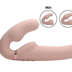 Strap U Dildos & Strap-Ons Remote Control Inflatable Vibrating Silicone Ergo Fit Strapless Strap-On