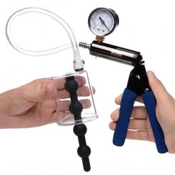 Tom Of Finland Rosebud Cylinder With Beaded Silicone Insert