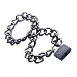 BDSM Tom Of Finland Locking Chain Cuffs