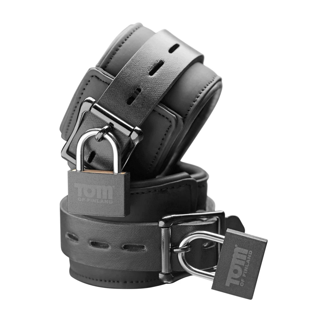 BDSM Tom Of Finland Neoprene Wrist Cuffs 2 BDSM Tom Of Finland Neoprene Wrist Cuffs