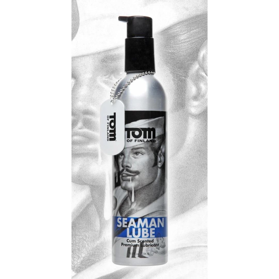 Tom Of Finland Seaman Lube - 8 Oz Essentials 1 Tom Of Finland Seaman Lube - 8 Oz Essentials