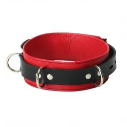 Strict Leather Deluxe And Black Locking Collar BDSM