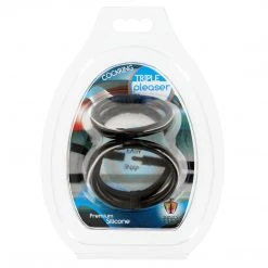 Trinity Vibes Penis Pleasure Easy Release SiliconeTri Cock And Ball Ring