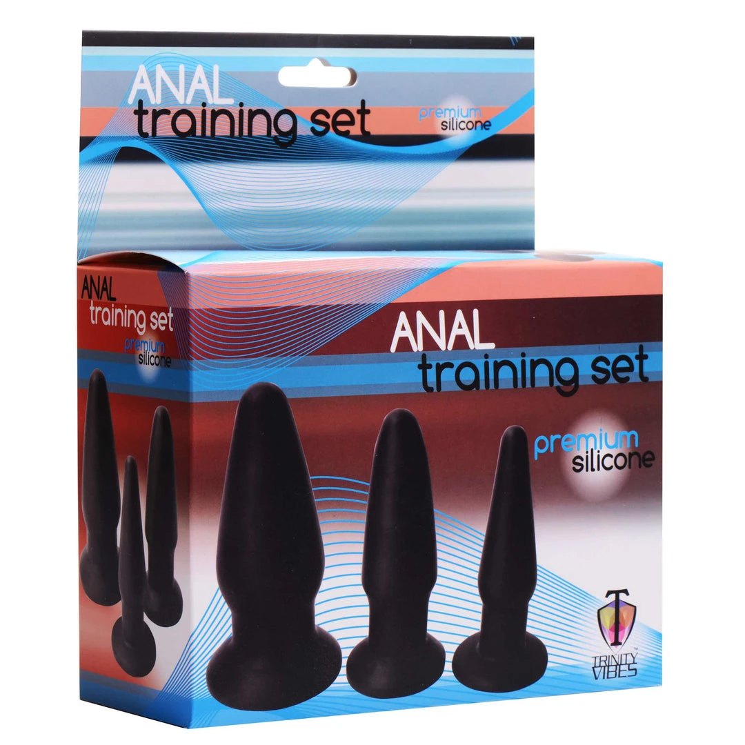Trinity Vibes Trinity Silicone Butt Plug Kit Anal 3 Trinity Vibes Trinity Silicone Butt Plug Kit Anal
